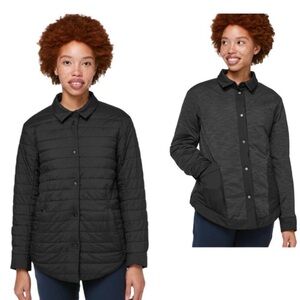 Lululemon Switch Please Shacket Black Puffer